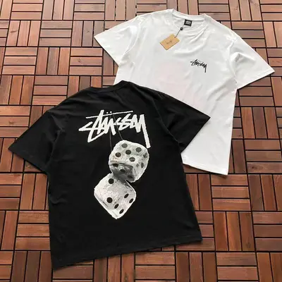￥119 ST🔥S🔥Y T-SHIRT 88051207 (im 185CM 80KG iwear size L in the photo)
