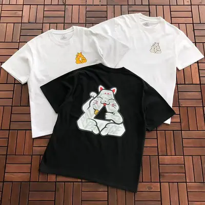 ￥~86 P🔥LA🔥E T-SHIRT 77051207 (im 185CM 80KG iwear size M in the photo)