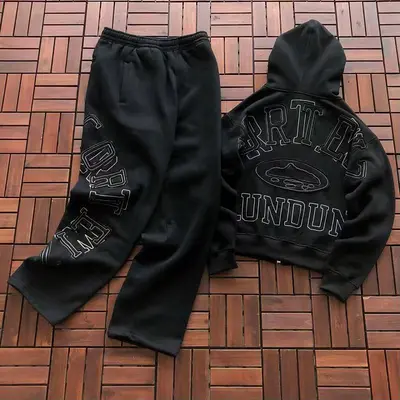 TOP￥~185 PANTS￥~139 C🔥RT🔥🔥Z HOODIE TROUSERS FLEECE 77051343