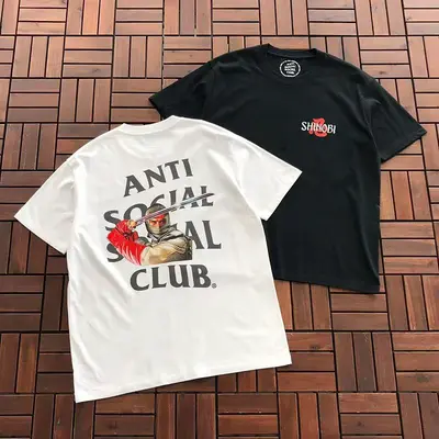 ¥~85 ANTI SOCIAL SOCIAL CLUB T-SHIRT 55051439 (im 185CM 80KG iwear size L in the photo)