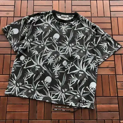 ¥~95 MASTERMIND & BAPE T-SHIRT 77051424 (im 185CM 70KG iwear size M in the photo)