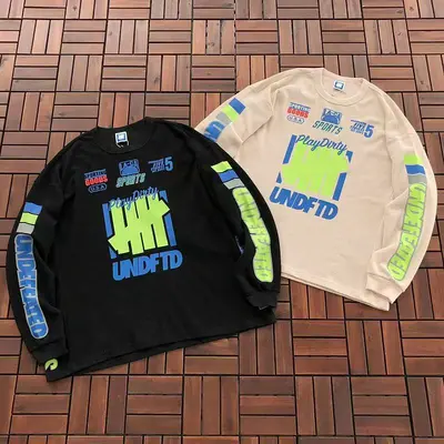 ￥ 159 UNDEFEATED LONG-SLEEVE 88051434 (im 185CM 70KG iwear size M in the photo)