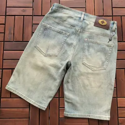 ￥~159 CH🔥OM🔥 HE🔥RTS SHORTS JEANS 77051446 (im 185CM 70KG iwear size 30 in the photo)