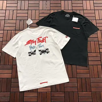 ￥~109 CH🔥OM🔥 HE🔥RTS T-SHIRT 55051444 (im 185CM 80KG iwear size M in the photo)