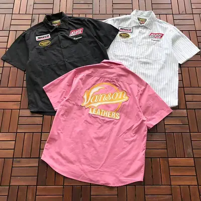 ￥ 275 S🔥P🔥E🔥E X VANSON LEATHERS T-SHIRT SHIRT 88051407 (im 185CM 70KG iwear size M in the photo)