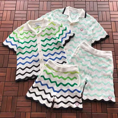 ￥~369 C🔥S🔥BL🔥🔥C🔥 SWEATER T-SHIRT SHORTS 77051440 (im 185CM 70KG iwear size M in the photo)