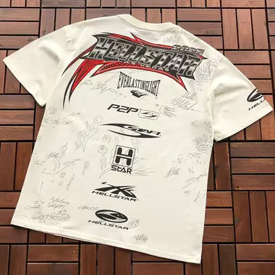 ￥~99 HELLSTAR T-SHIRT 55051537 (im 185CM 80KG iwear size S in the photo)