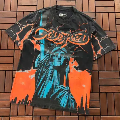 ￥~109 GODSPEED T-SHIRT 55051550 (im 185CM 80KG iwear size S in the photo)
