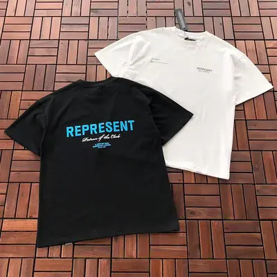 ¥~109 REPRESENT T-SHIRT 77051717 (im 185CM 80KG iwear size M in the photo)