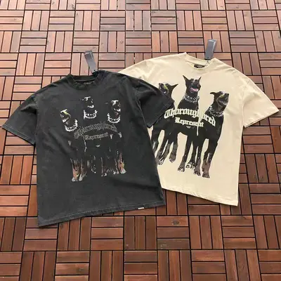 ￥~109 REPRESENT T-SHIRT 77051736 (im 185CM 80KG iwear size L in the photo)