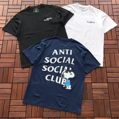 ￥~85 ANTI SOCIAL SOCIAL CLUB T-SHIRT 55051902 (im 185CM 70KG iwear size M in the photo)
