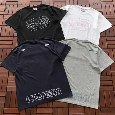 ￥~95 ICECREAM T-SHIRT 55051900 (im 185CM 70KG iwear size M in the photo)