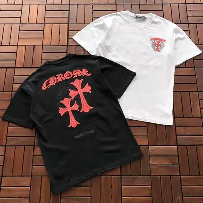 ¥~135 CH🔥OM🔥 HE🔥RTS T-SHIRT 55051896 (im 185CM 70KG iwear size S in the photo)
