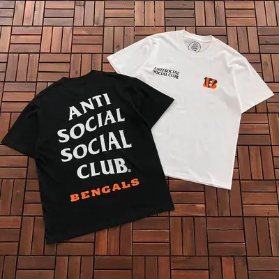¥~85 ANTI SOCIAL SOCIAL CLUB T-SHIRT 55051893 (im 185CM 70KG iwear size M in the photo)