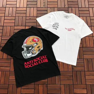 ¥~85 ANTI SOCIAL SOCIAL CLUB T-SHIRT 55051877 (im 185CM 70KG iwear size M in the photo)