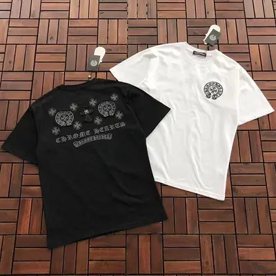 ¥~139 CH🔥OM🔥 HE🔥RTS T-SHIRT 55051873 (im 185CM 70KG iwear size S in the photo)