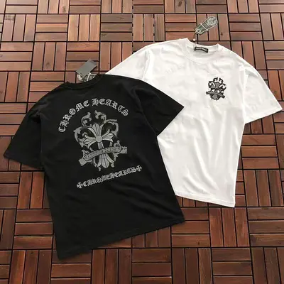 ¥~139 CH🔥OM🔥 HE🔥RTS T-SHIRT 55051871 (im 185CM 70KG iwear size S in the photo)