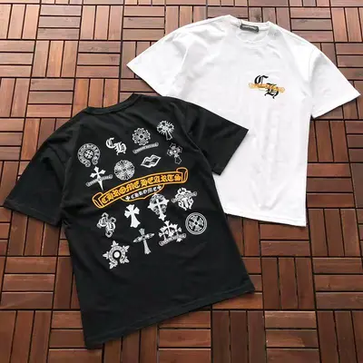 ¥~129 CH🔥OM🔥 HE🔥RTS T-SHIRT 55051868 (im 185CM 70KG iwear size S in the photo)