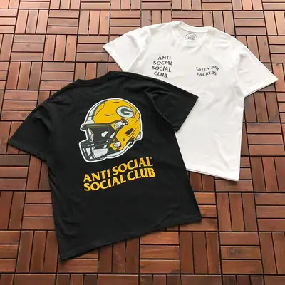 ¥~85 ANTI SOCIAL SOCIAL CLUB T-SHIRT 55051855 (im 185CM 70KG iwear size L in the photo)