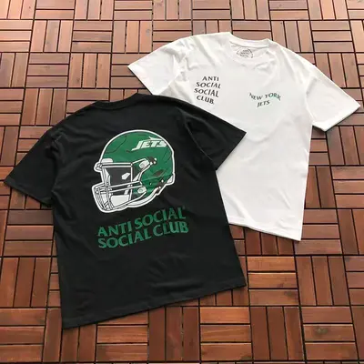 ¥~85 ANTI SOCIAL SOCIAL CLUB T-SHIRT 55051852 (im 185CM 70KG iwear size L in the photo)