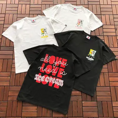 ¥~95 ICECREAM T-SHIRT 55051843 (im 185CM 70KG iwear size M in the photo)