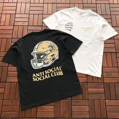 ¥~85 ANTI SOCIAL SOCIAL CLUB T-SHIRT 55051842 (im 185CM 70KG iwear size L in the photo)