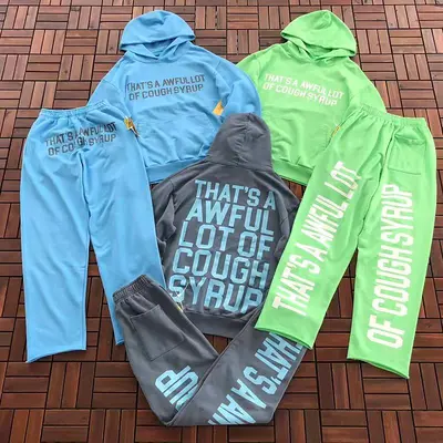 TOP￥~268 PANTS￥~258 TH🔥T'S A AW🔥UL L🔥T OF C.. HOODIE TROUSERS 55051915