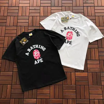 ￥~89 BAPE T-SHIRT 11112820 (im 176CM 58KG iwear size L in the photo)