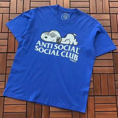 ￥~85 ANTI SOCIAL SOCIAL CLUB T-SHIRT 55052165 (im 185CM 80KG iwear size L in the photo)