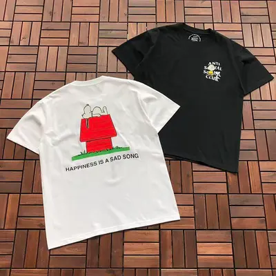 ￥~85 ANTI SOCIAL SOCIAL CLUB T-SHIRT 55052160 (im 185CM 80KG iwear size L in the photo)