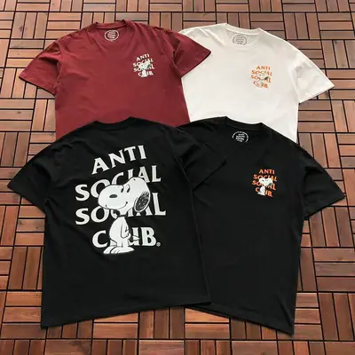￥~85 ANTI SOCIAL SOCIAL CLUB T-SHIRT 55052134 (im 185CM 80KG iwear size L in the photo)