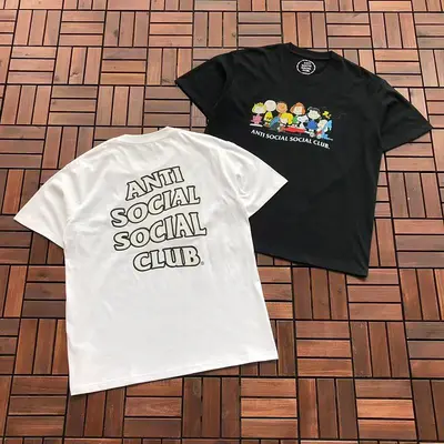 ￥~85 ANTI SOCIAL SOCIAL CLUB T-SHIRT 55052155 (im 185CM 80KG iwear size L in the photo)