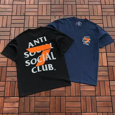 ¥~85 ANTI SOCIAL SOCIAL CLUB T-SHIRT 55052151 (im 185CM 80KG iwear size M in the photo)