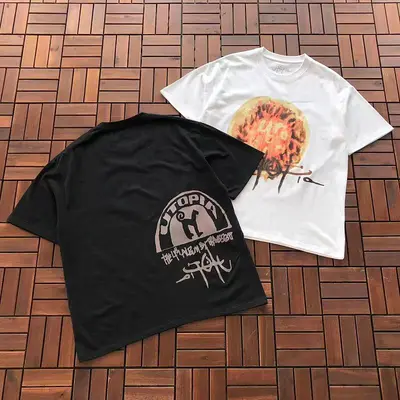 ¥~79 TRAVIS SCOTT T-SHIRT 77052208 (im 185CM 70KG iwear size L in the photo)