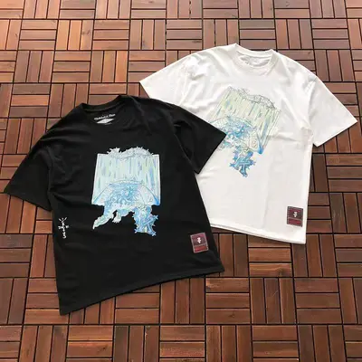 ¥~79 TRAVIS SCOTT T-SHIRT 77052207 (im 185CM 70KG iwear size M in the photo)