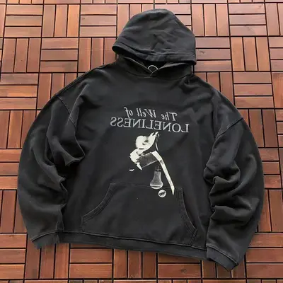 ¥~175 E.R.D HOODIE FLEECE 77052226 (im 185CM 70KG iwear size L in the photo)