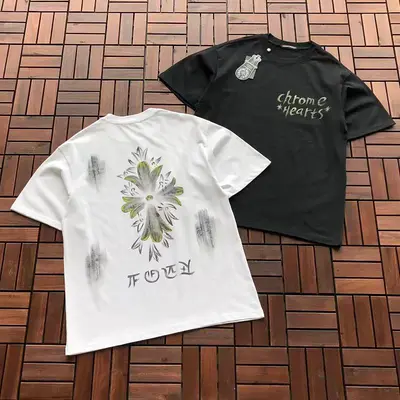 ¥~139 CH🔥OM🔥 HE🔥RTS T-SHIRT 66052214 (im 185CM 80KG iwear size M in the photo)