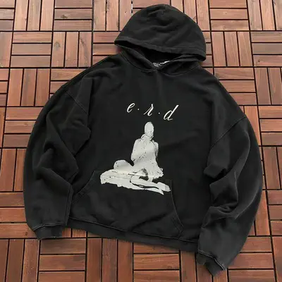 ¥~165 E.R.D HOODIE FLEECE 77052224 (im 185CM 70KG iwear size M in the photo)