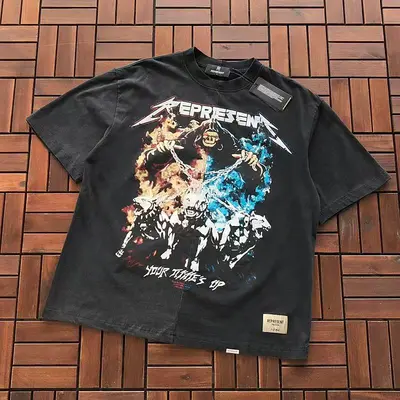 ¥~115 REPRESENT T-SHIRT 77052436 (im 185CM 70KG iwear size M in the photo)
