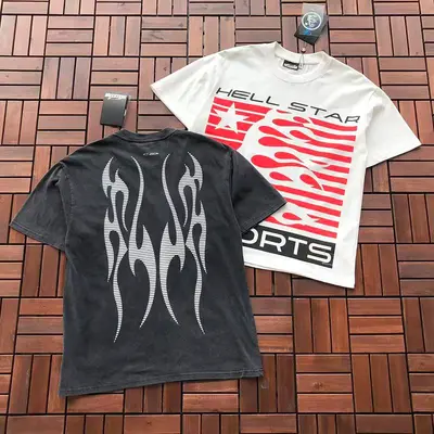 WHITE¥~95 BLACK~109 HELLSTAR T-SHIRT 55052513 (im 185CM 80KG iwear size S in the photo)
