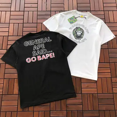 ¥~109 BAPE T-SHIRT 55052519 (im 185CM 80KG iwear size M in the photo)