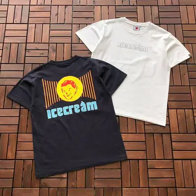 ¥~95 ICECREAM T-SHIRT 55052515 (im 185CM 80KG iwear size M in the photo)