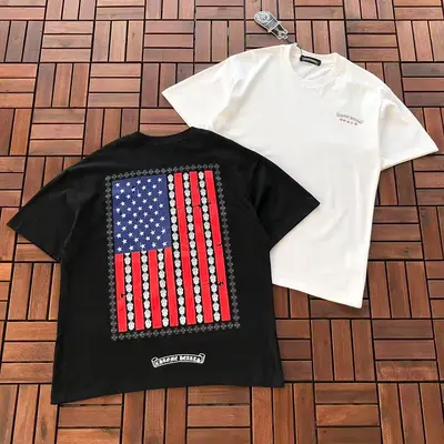 ￥~85 CH🔥OM🔥 HE🔥RTS T-SHIRT 77052640 (im 185CM 80KG iwear size M in the photo)