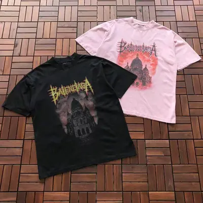 ￥~99 B🔥L🔥🔥🔥IA🔥A T-SHIRT 77052653 (im 185CM 70KG iwear size S in the photo)