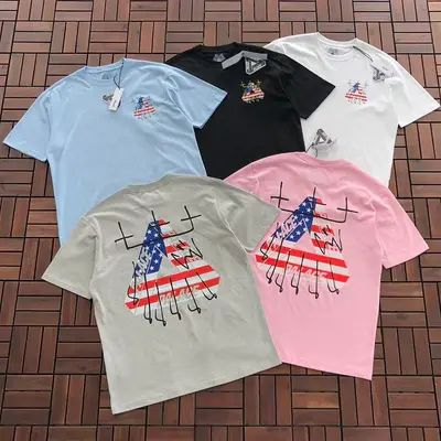 ￥~89 P🔥LA🔥E T-SHIRT 55052603 (im 185CM 80KG iwear size L in the photo)