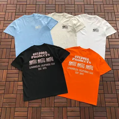 ¥~79 OUTDOOR PRODUCTS T-SHIRT 55052617 (im 185CM 80KG iwear size M in the photo)