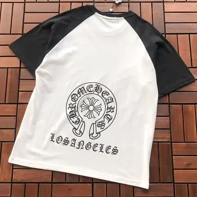 ￥~85 CH🔥OM🔥 HE🔥RTS T-SHIRT 77052752 (im 185CM 80KG iwear size M in the photo)