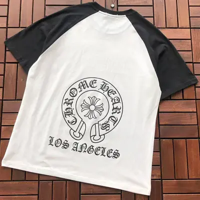 ￥~85 CH🔥OM🔥 HE🔥RTS T-SHIRT 77052753 (im 185CM 80KG iwear size M in the photo)