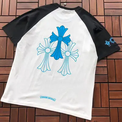 ￥~85 CH🔥OM🔥 HE🔥RTS T-SHIRT 77052761 (im 185CM 80KG iwear size M in the photo)