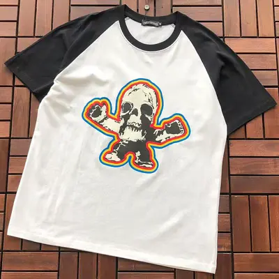 ￥~85 CH🔥OM🔥 HE🔥RTS T-SHIRT 77052760 (im 185CM 80KG iwear size M in the photo)